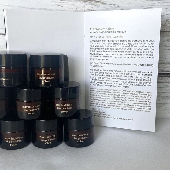 May Lindstrom The Problem Solver Facial Treatment Masque 9 Sample Size Jars - Picture 4 of 16